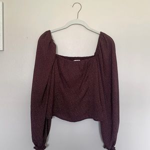 Abercrombie & Fitch Polka Dot Blouse